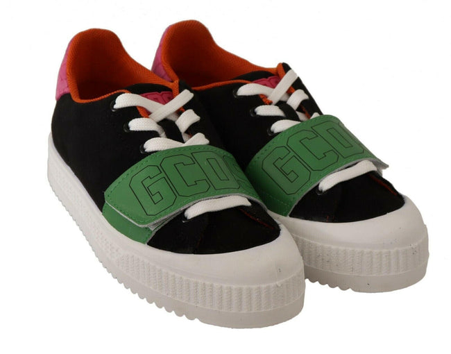 GCDS Multicolor Suede Low Top Lace Up Women Sneakers Shoes - GENUINE AUTHENTIC BRAND LLC  