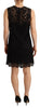 Dolce & Gabbana Black Floral Lace Sheath Sleeveless Mini Dress - GENUINE AUTHENTIC BRAND LLC  