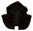 Dolce & Gabbana Brown Velvet Whole Head Wrap One Size Cotton Hat - GENUINE AUTHENTIC BRAND LLC  