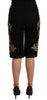 Dolce & Gabbana Black Lace Gold Baroque SPECIAL PIECE Shorts - GENUINE AUTHENTIC BRAND LLC  