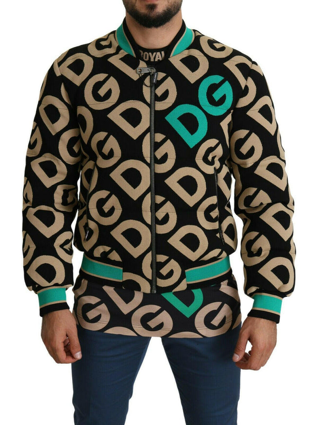 Dolce & Gabbana Multicolor DGMILLENNIALS Logo Print Jacket - GENUINE AUTHENTIC BRAND LLC  