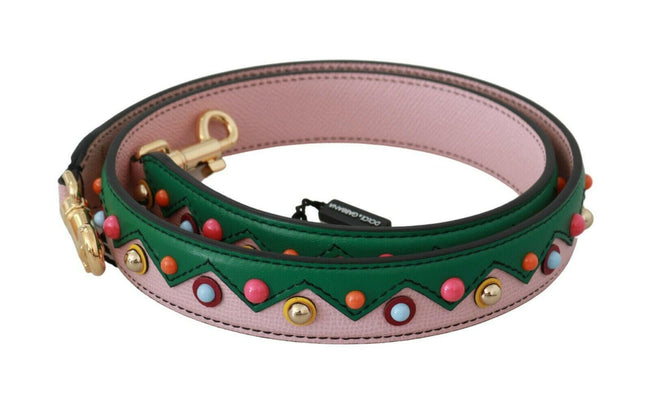 Dolce & Gabbana Shoulder Strap Leather Pink Handbag Accessory - GENUINE AUTHENTIC BRAND LLC  