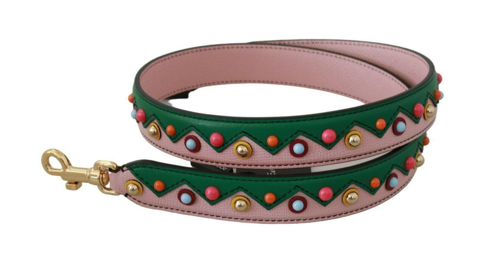 Dolce & Gabbana Shoulder Strap Leather Pink Handbag Accessory - GENUINE AUTHENTIC BRAND LLC  