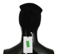 Costume National Beanie Black Wool Blend Branded Hat - GENUINE AUTHENTIC BRAND LLC  