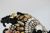 Dolce & Gabbana White Gold Crystal Studded Diadem Headband - GENUINE AUTHENTIC BRAND LLC  