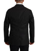Dolce & Gabbana Black Polka Dotted Cotton Blazer Jacket - GENUINE AUTHENTIC BRAND LLC  