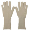Dolce & Gabbana White Cashmere Knitted Hands Mitten Mens Gloves - GENUINE AUTHENTIC BRAND LLC  