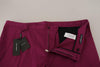 Dolce & Gabbana Magenta Cotton DG Logo Pocket Trouser Pants - GENUINE AUTHENTIC BRAND LLC  