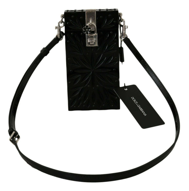 Dolce & Gabbana Black Crystal Plexiglass Cross Cigarette Case Holder - GENUINE AUTHENTIC BRAND LLC  