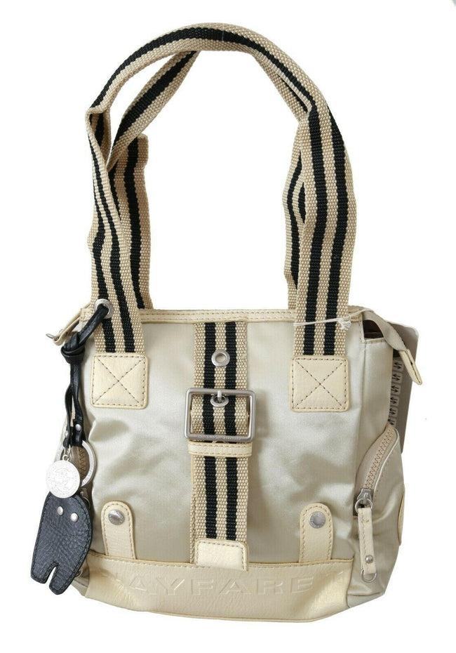 WAYFARER Beige Handbag Shoulder Tote Fabric Purse - GENUINE AUTHENTIC BRAND LLC  