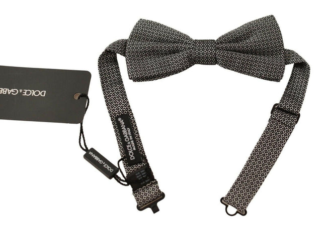 Dolce & Gabbana Multicolor Patterned Adjustable Neck Papillon Bow Tie - GENUINE AUTHENTIC BRAND LLC  