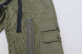 Dolce & Gabbana Green Striped Cargo Zipper Leg Men Trouser Pants - GENUINE AUTHENTIC BRAND LLC  