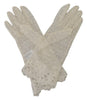 Dolce & Gabbana White Lace Wrist Length Mitten Cotton Gloves - GENUINE AUTHENTIC BRAND LLC  