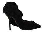 Dolce & Gabbana Black Stretch Socks Knee High Booties Shoes - GENUINE AUTHENTIC BRAND LLC  