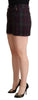 BENCIVENGA Multicolor Checkered Mid Waist Folded Hem Shorts - GENUINE AUTHENTIC BRAND LLC  