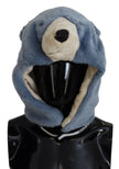 Dolce & Gabbana Blue Bear Fur Whole Head Cap One Size Polyester Hat - GENUINE AUTHENTIC BRAND LLC  