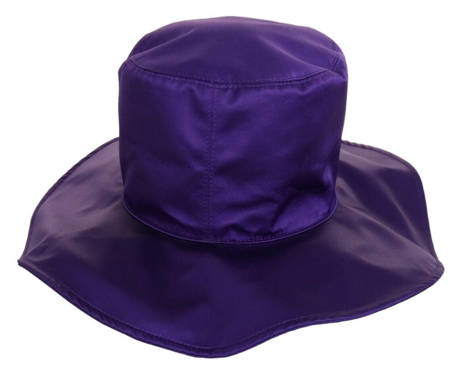 Dolce & Gabbana Purple Silk Stretch Top Hat - GENUINE AUTHENTIC BRAND LLC  