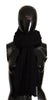 Dolce & Gabbana Black Virgin Wool Knitted Unisex Warmer Shawl Scarf - GENUINE AUTHENTIC BRAND LLC  