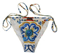 Dolce & Gabbana Multicolor Side Tie Bottom Swimwear Bikini - GENUINE AUTHENTIC BRAND LLC  