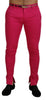 Dolce & Gabbana Pink Zipper Buckle Waist Trousers Pants - GENUINE AUTHENTIC BRAND LLC  