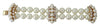 Dolce & Gabbana White Faux Pearl Beads Translucent Crystals Bracelet - GENUINE AUTHENTIC BRAND LLC  