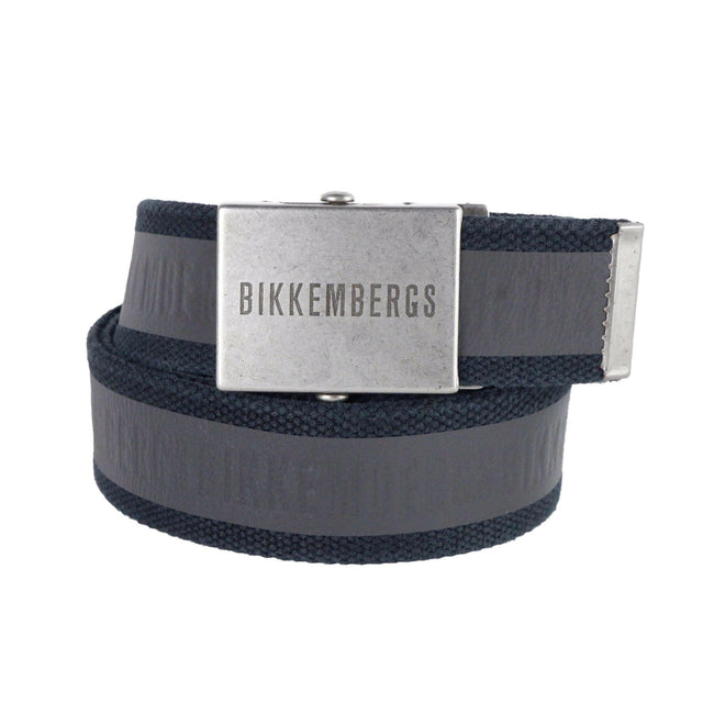 Bikkembergs Black Cotton Belt Bikkembergs GENUINE AUTHENTIC BRAND LLC