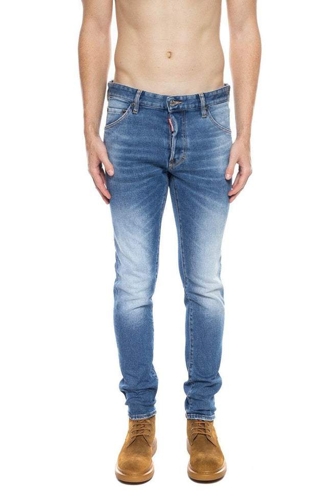 Dsquared² Blue Cotton Jeans & Pant - GENUINE AUTHENTIC BRAND LLC  