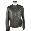 Emilio Romanelli Brown Leather Jacket - GENUINE AUTHENTIC BRAND LLC  